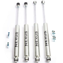 Charger l&#39;image dans la galerie, NEXUS SUSPENSION 4&quot; Lift Front and Rear Shock Absorbers&amp; 4&quot; Suspension Lift Kits Fit Ford F-250/F-350 2005-2007,Zinc Plated Coating,Pair Pack

