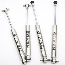 Load image into Gallery viewer, NEXUS SUSPENSION Front and Rear Shock Absorbers Fits Suspension Lift 0-4&quot; Jeep Cherokee XJ 1984-2001 Pair Zinc Plated Coating
